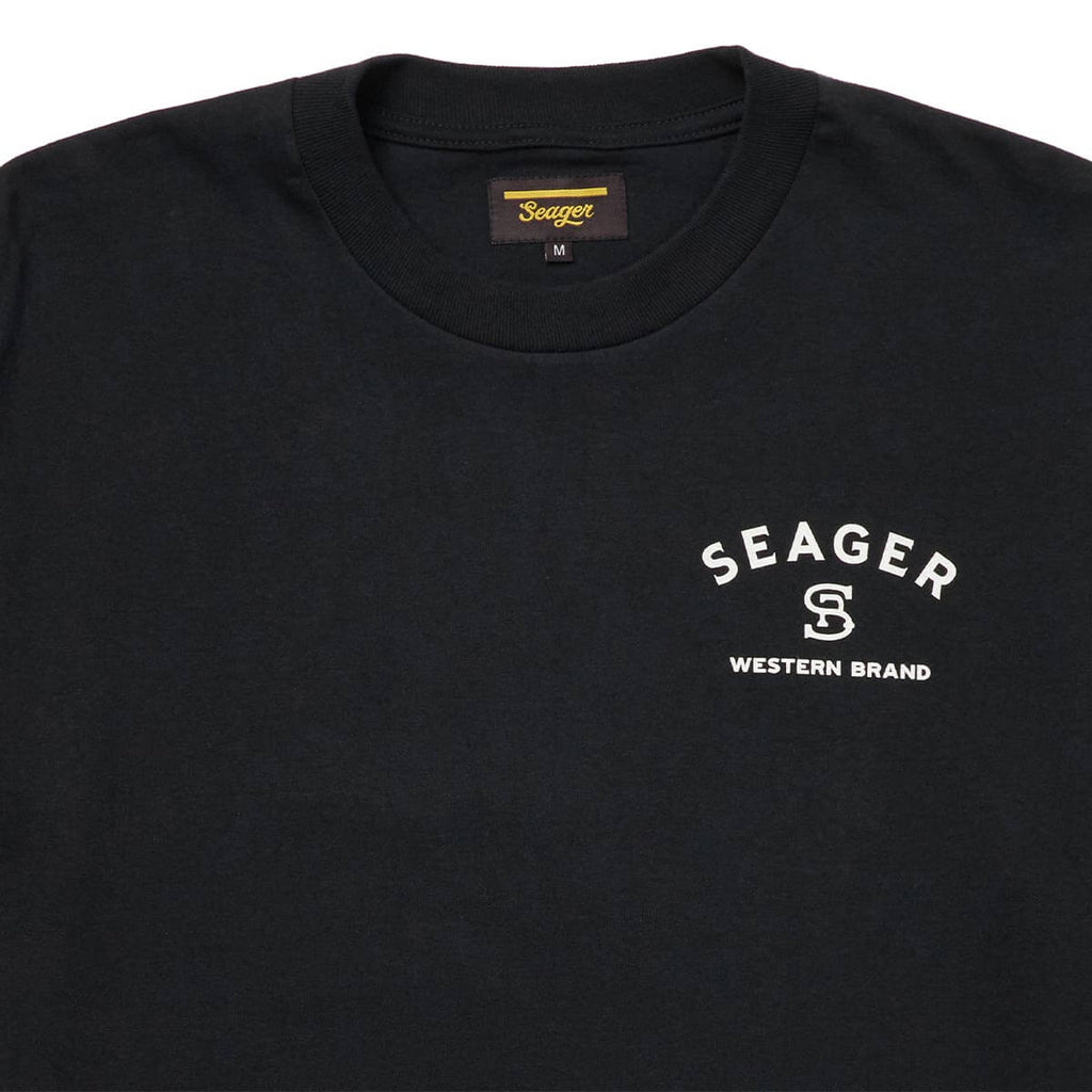 Seager- Branded Tee Black