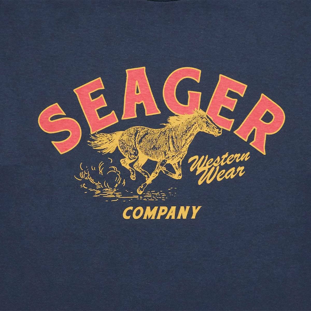 Seager- Heritage Tee Navy