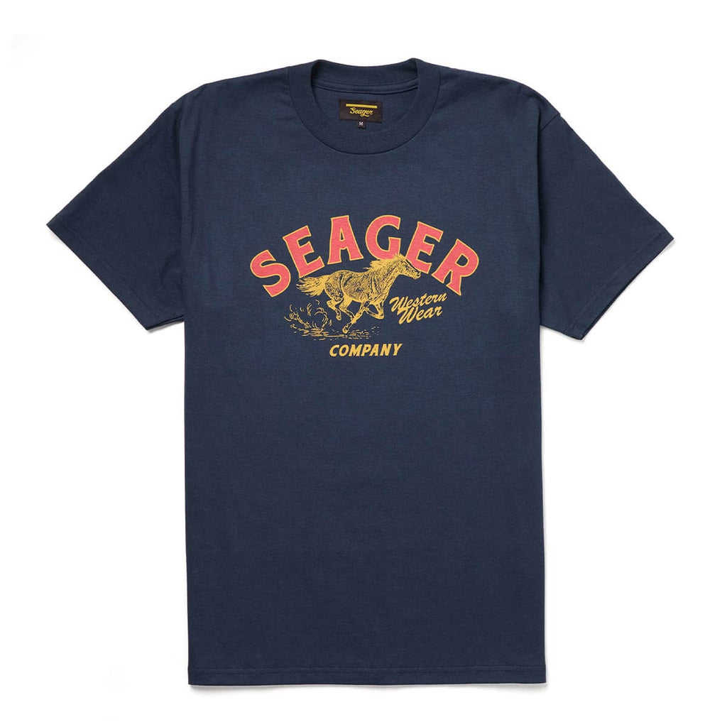 Seager- Heritage Tee Navy