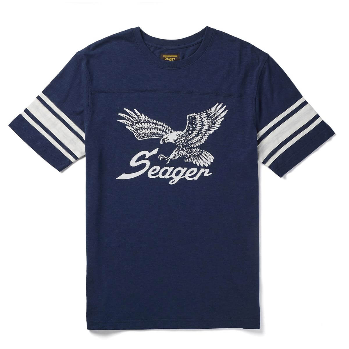 Seager- Riggins Crew Tee Navy