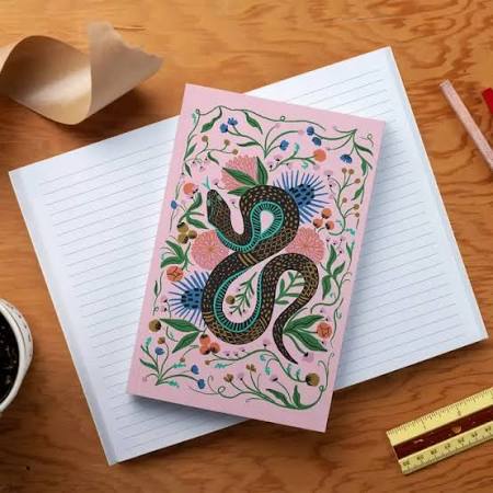 Denik- Charmed Snake Classic Layflat Notebook