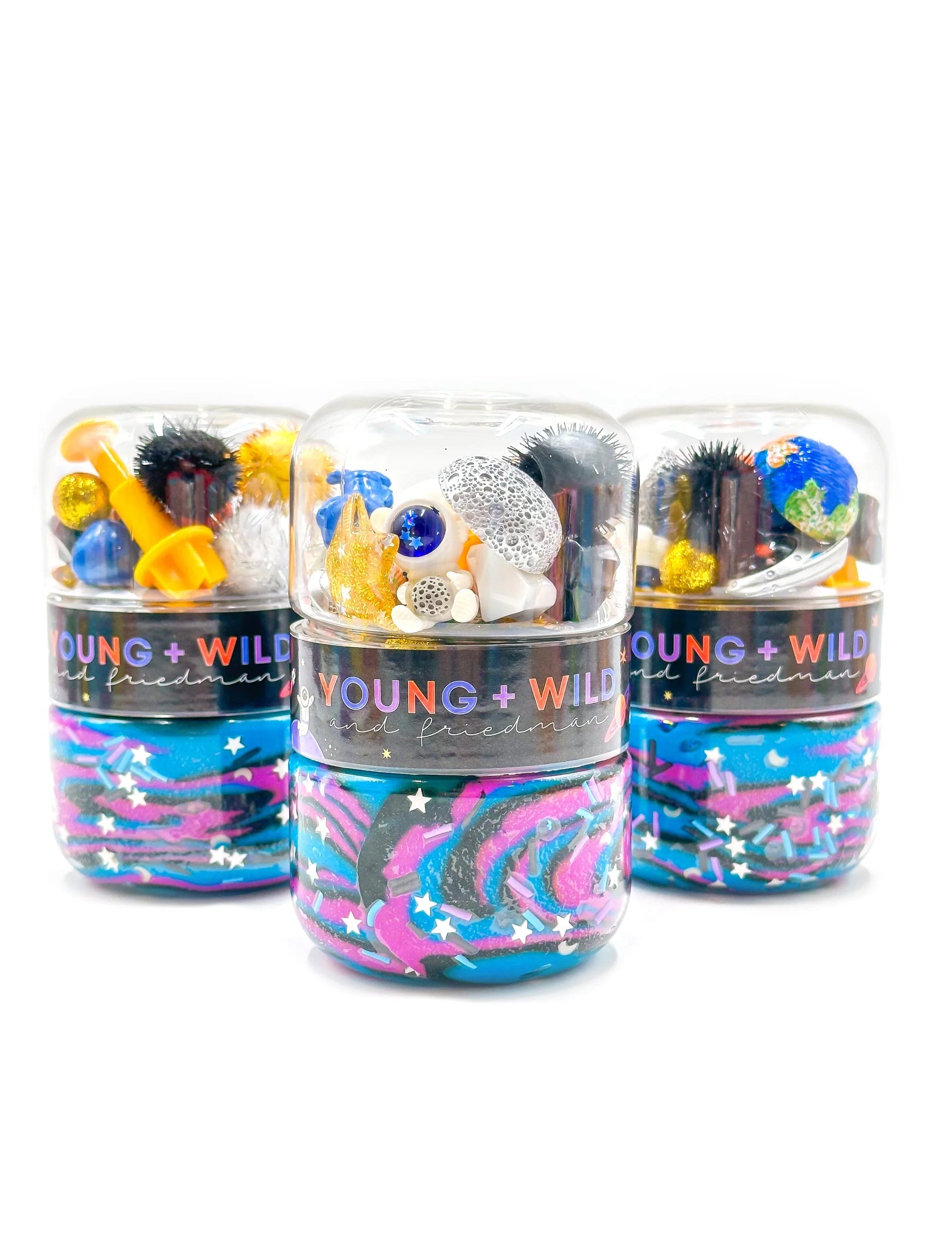 Young + Wild and Friedman- Space Grab & Go Dough Jar