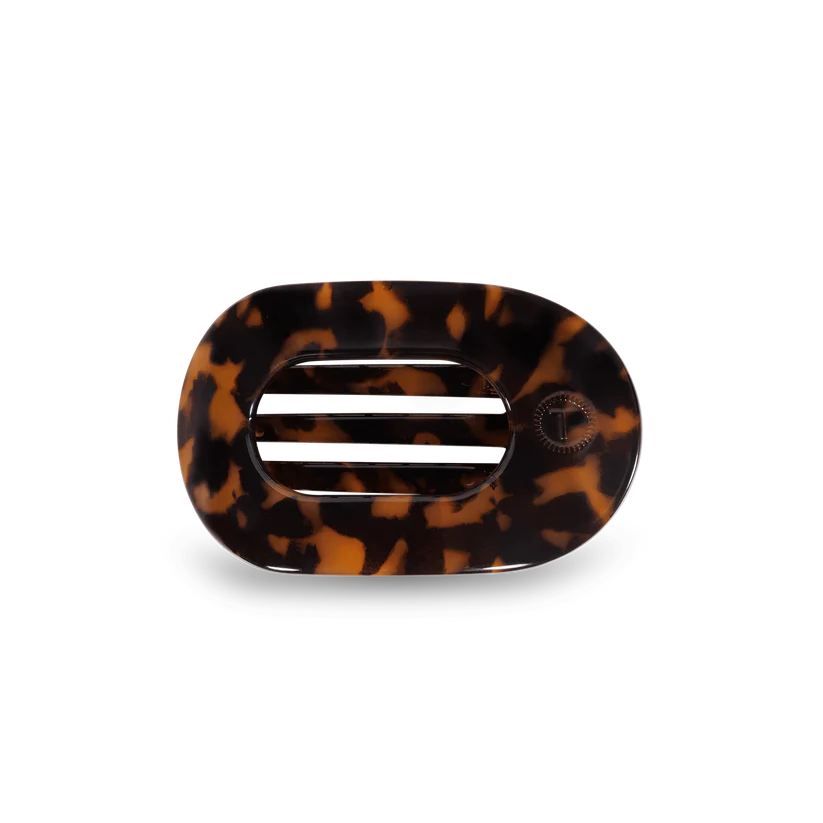 Teleties- Small Flat Round Hair Clip