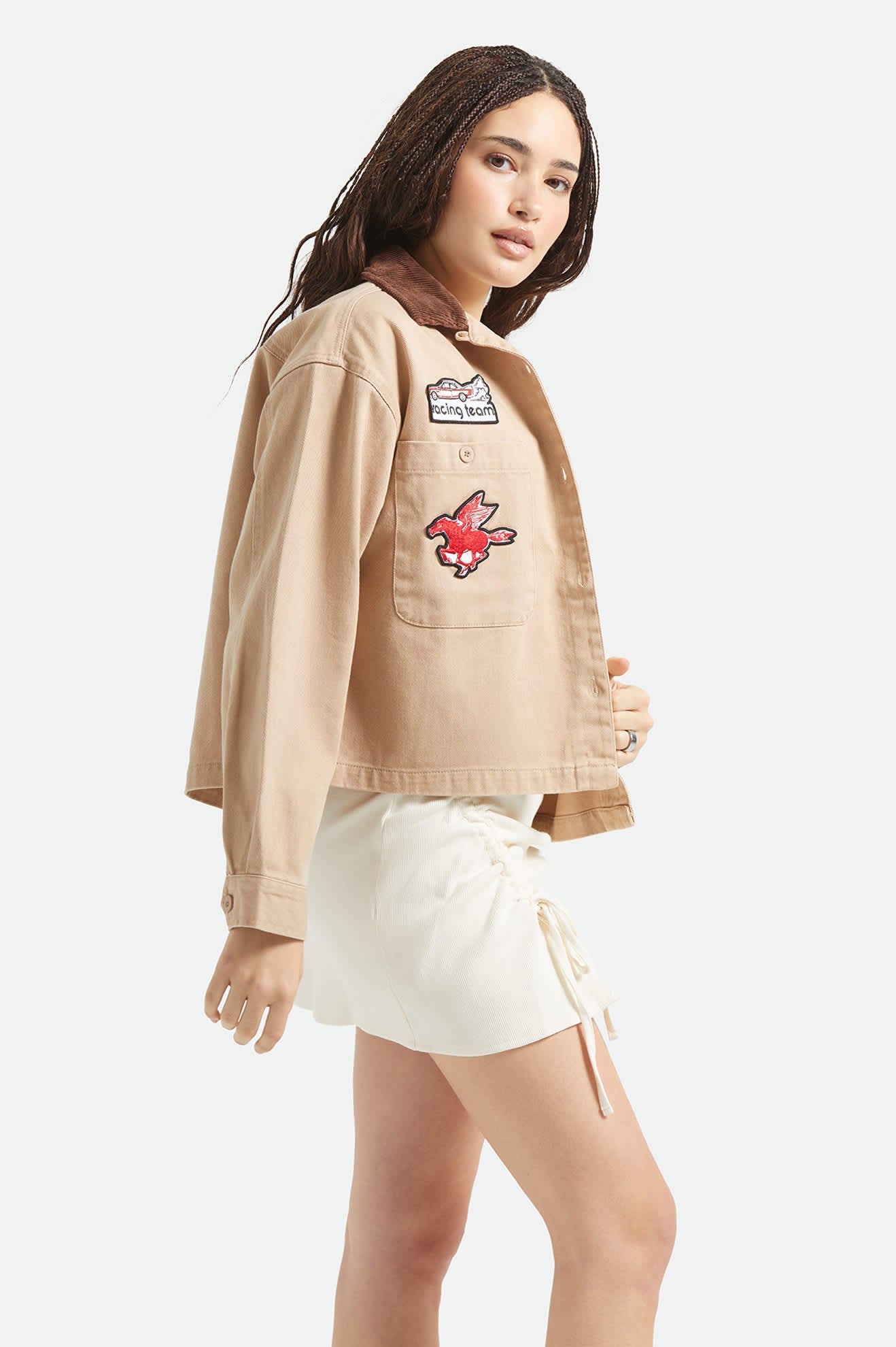 Brixton- Utopia Patchwork Overshirt