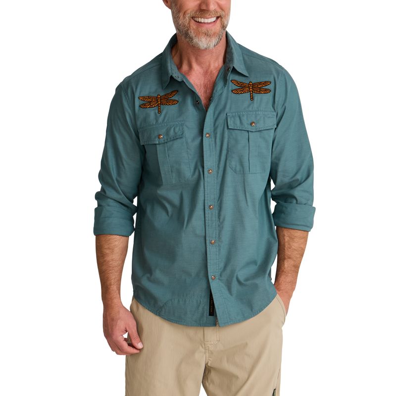 Howler Bros- Enter the Dragons Gaucho Snapshirt