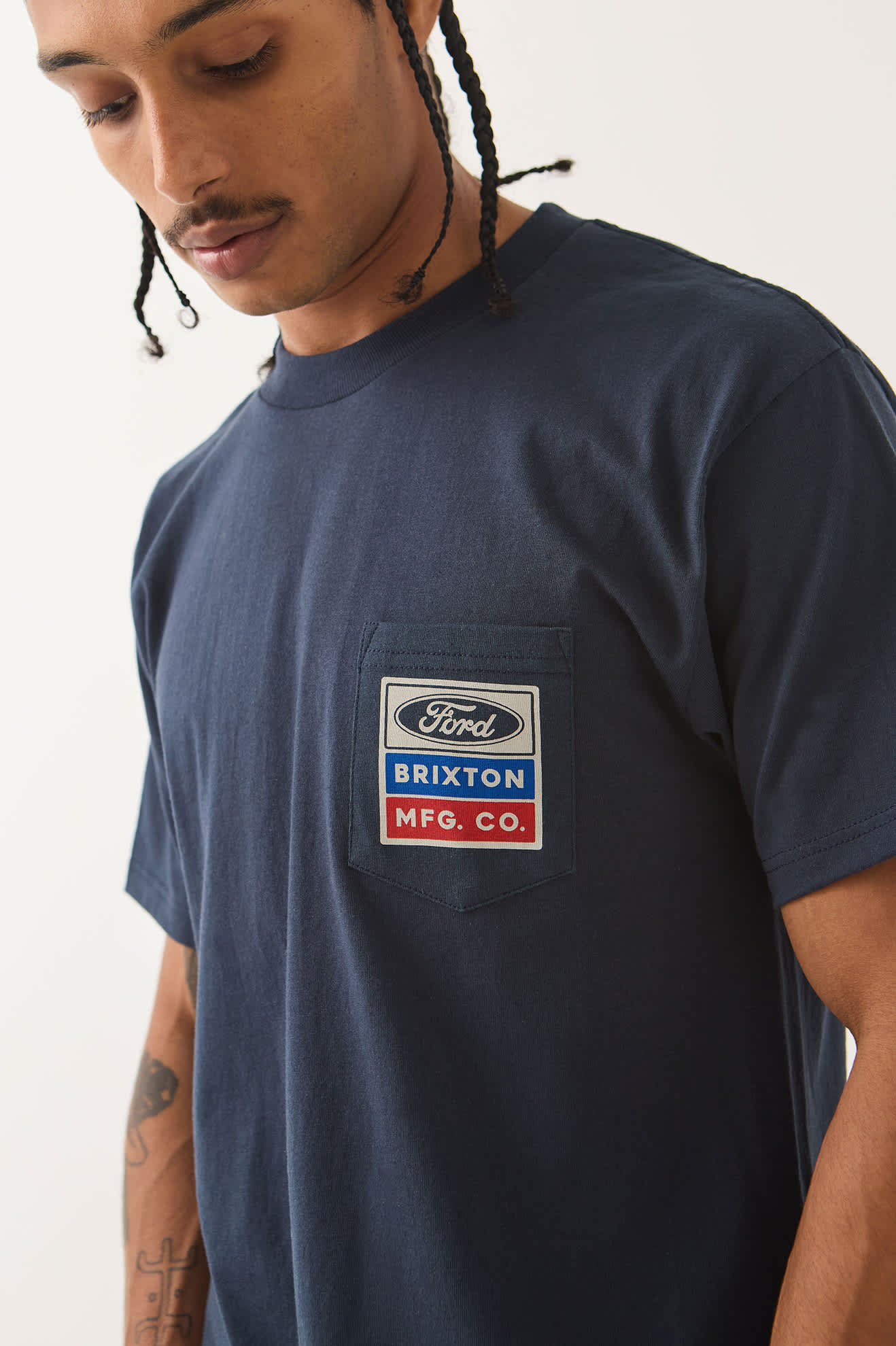 Brixton- Ford Service Dept Pocket T-Shirt