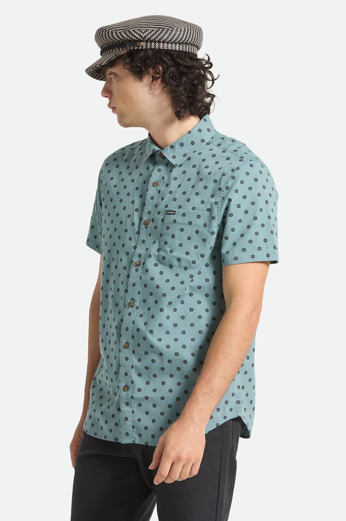 Brixton- Charter Print Shirt