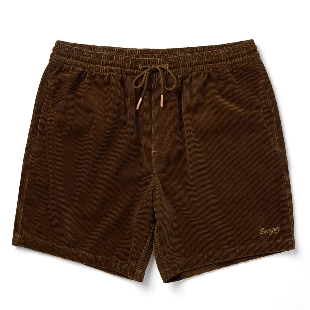 Seager- Yuma Cord Shorts Tobacco